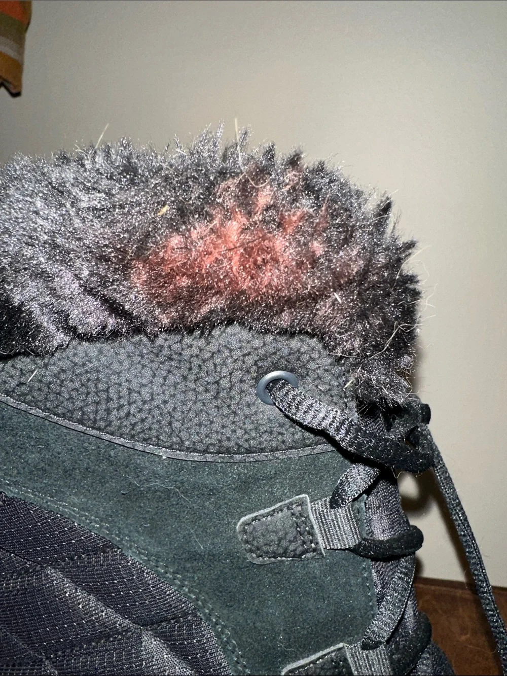 Women's Black Faux-Fur Winter Boots